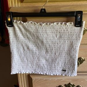 hollister white tube top